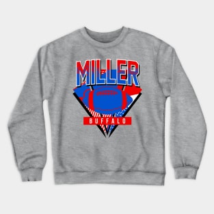 intage Buffalo Football Miller Crewneck Sweatshirt